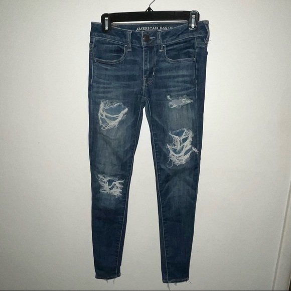 American Eagle Distressed Jegging Women’s Size 2 Short - Picture 8 of 12